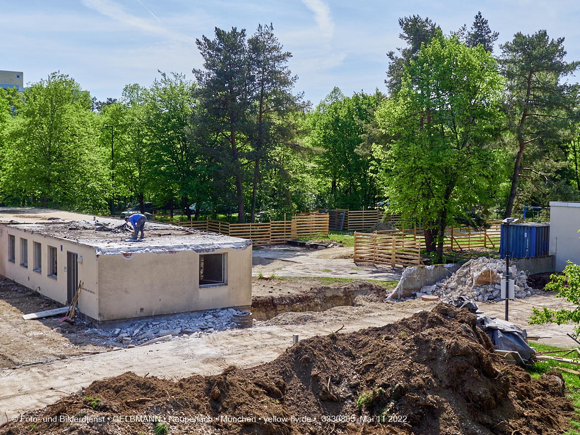 11.05.2022 - Baustelle am Haus für Kinder in Neuperlach